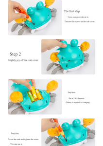 Mainan Hewan Peliharaan Interaktif Bergerak, Bentuk Kepiting Anjing Kucing, Dapat Diisi Ulang, Ramah Lingkungan, Terbuat dari Plastik, Promo Panas - Product Image 4