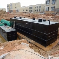 Système intégré de traitement des eaux usées pour chantier de construction, site minier, camp de travailleurs, unité mobile de traitement des eaux usées STP