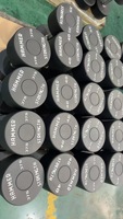 Set Dumbbell Beban Tetap Hitam 2026 Hot Sale CPU Free Weight untuk Angkat Beban di Gym