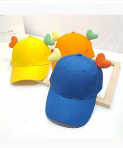 หมวกเบสบอลเด็กปักโลโก้ตามสั่ง ผ้าฝ้ายลายการ์ตูน ดีไซน์หูโค้ง ปรับขนาดได้ หมวกเด็กสำหรับกิจกรรมโรงเรียน โปรโมชั่น - Product Image 3