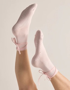 <span class=keywords><strong>Calcetines</strong></span> <span class=keywords><strong>Nina</strong></span> Personalizados para Ballet y Pilates en Rosa Bonito - Product Image 1