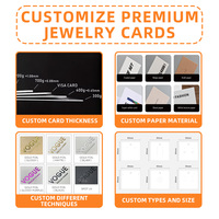 Carte d'emballage personnalisée avec logo et texte imprimés pour boucles d'oreilles, idéale pour la présentation de bijoux de mode et comme étiquette suspendue