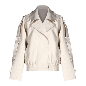 OUDINA Giacca Oversize da Donna con Collo Alto, Design Unico e Alla Moda, Corta e Larga - Product Image 5