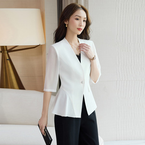 Women's Yellow Blazer 2026 Spring New Style High-End Casual Trendy Suit Jacket - Product Image 2