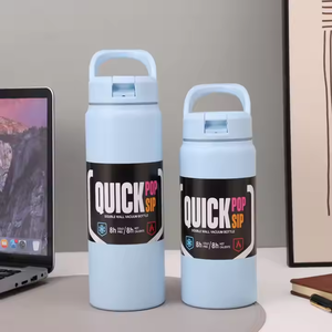 <b>750ml</b>/25oz Outdoor Sports Direct Drinking <b>Water</b> <b>Bottle</b> 304 Stainless Steel Double Wall Vacuum Insulation Adults Thermos - Product Image 1