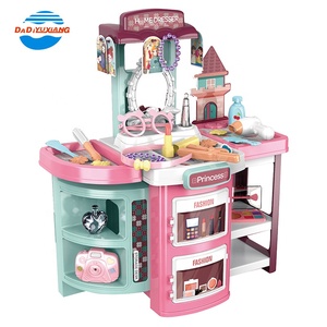 Tavolo Giocattolo Multifunzione 2 in 1 per Trucco Bambini, <span class=keywords><strong>Set</strong></span> Toeletta per Bambini per Trucco Simulato - Product Image 2