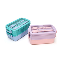 Thermos en acier inoxydable personnalisé avec logo, 1300 ml, boîte à lunch OEM, couvercle en acier inoxydable, deux compartiments, pour la rentrée scolaire, utilisation au bureau