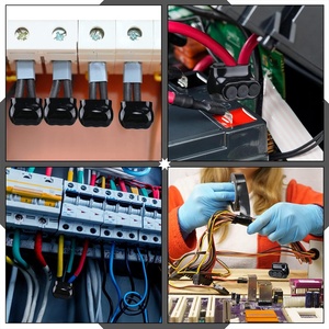 Empalmadores de cable de entrada de un solo lado modernos Conectores de cable eléctrico de <span class=keywords><strong>3</strong></span> puertos con aislamiento negro con terminales de soldadura - Product Image 6