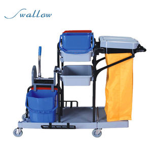 Multi-funcional <span class=keywords><strong>de</strong></span> la carretilla Carro <span class=keywords><strong>de</strong></span> conserje Carro con cubierta y bolsas - Product Image 5