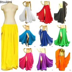Jupe de danse orientale sexy pour femme, nouvelle collection, longue, fendue sur 2 côtés, pour adultes, costume de performance et d'entraînement, vente en gros - Product Image 1