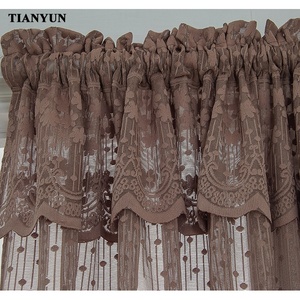 Hot Sale Product Arab Style Polyester Warp Knitted Jacquard Lace <strong>Curtain</strong> <strong>for</strong> <strong>Kitchen</strong> Window - Product Image 6