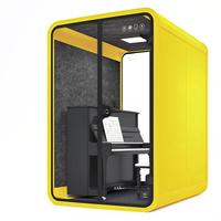 Pod de bureau moderne salle de mise au point insonorisée pour réunion Pod Zenbooth une personne botte acoustique Pod Geluidsdichte Focus Booth