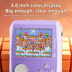 Console di Gioco Portatile Retrò S1 Mini per Bambini e Adulti, Regalo di Compleanno e Natale, 666 <span class=keywords><strong>Giochi</strong></span> Arcade Classici Elettronici - Product Image 3