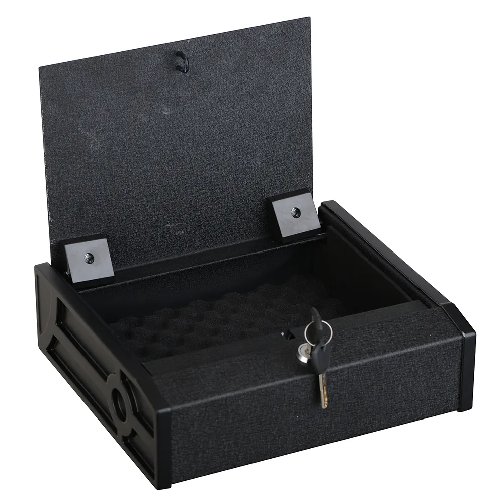 Handgun Safe Steel Conceal Strong Storage Box