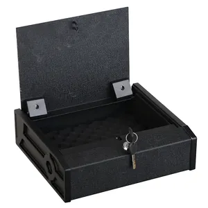 Key Lock Revolver Safe Box Handgun Safe Personal Security Handgun Box