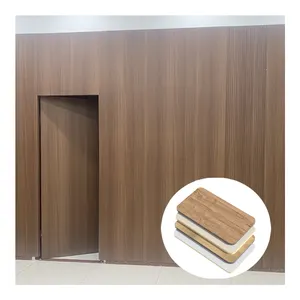 Alta densidade decoração interior madeira cor bambu carvão folheado madeira