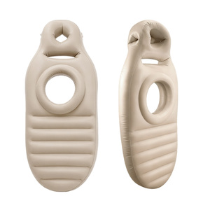 임산부를 위한 PVC 에어매트리스, 복통 완화용 75cm X 165cm 타원형 임신 베개 - Product Image 2