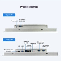 PC tactile tout-en-un de qualité industrielle 7/10,1/15,6/19/21,5 pouces avec écran capacitif intégré pour détecteur de qualité de l'eau