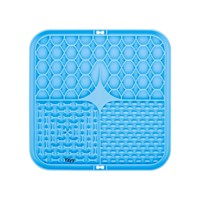Tapis de léchage pour animaux de compagnie personnalisable en silicone à ventouse, gamelle anti-étouffement à alimentation lente, design carré sur mesure, directement de l'usine