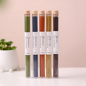 Bâtons d'encens pour usage domestique, style japonais, 21 cm de long, bâtons d'encens parfumés pour le yoga, aromathérapie, vente en gros - Product Image 1