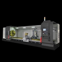 CK61100 Machine-outil CNC horizontale haute précision à 3 axes à broche unique pour le tournage de précision des métaux