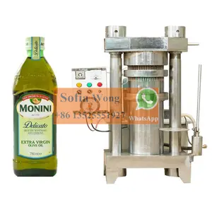 Mesin Pembuat Minyak Goreng/Pres Hidrolik untuk Mesin Ekstraksi Minyak/Mesin Pres Minyak Biji Zaitun