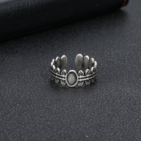 Bague ouverte en acier inoxydable pour femmes et hommes, bijoux hip-hop, vente en gros, usine de Yiwu