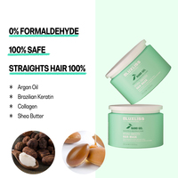 Luxliss Kératine Cheveux Masque Salon Spa Collagène Cheveux Conditionneur pour Fizzy Cheveux Silking Hydratation Lisse NanoplastiaTreatment Masque