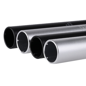 Rallonge de tube de selle de vélo en alliage d'aluminium de 27.2mm x 350mm noir argenté tige de selle de vélo avec un design élégant - Product Image 3
