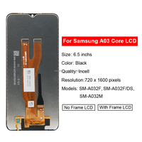 Écran tactile LCD Incell A032F avec numériseur et châssis de remplacement pour Samsung Galaxy A032M
