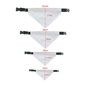 Keine Mindestbestellmenge Personalisierte Muster Baumwolle Sublimations-Hundehalsband-Schal - Product Image 2