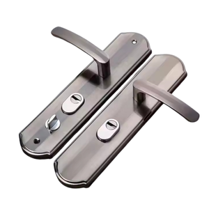 Hongwei nhà sắt Bảng điều chỉnh cơ khí phím khóa cửa chính lối vào xử lý khóa thiết lập bảo mật cao bên ngoài cửa khóa cho cửa gỗ - Product Image 2