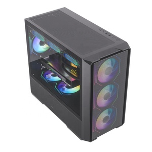 Fonte De Alimentação De Jogos Personalizada Da Fábrica JNP Sistema De Refrigerador De Água Mid Tower Micro ATX Novo Caso De Jogo De Design - Product Image 4