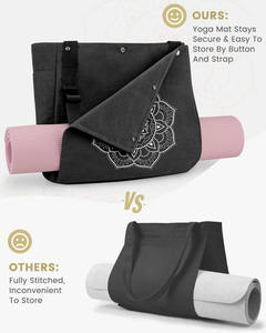 Muestra Gratis, Bolsa Deportiva de Gran Capacidad para Mujer, con Separación para Seco y Húmedo, Bolsa de Viaje Corta, Ligera, para Natación y Yoga - Product Image 2