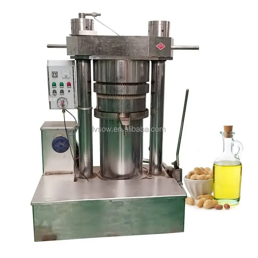 hydraulic cold oil press machine auto seed avocado oil extraction machine small fresh olive oil press machine