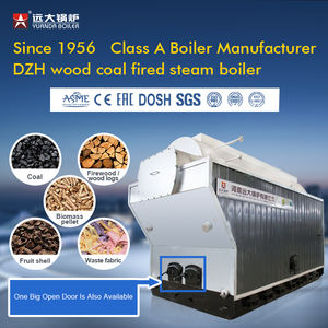 DZH manual alimentação mão grandes aparas lenha madeira biomassa madeira madeira caldeira a vapor - Product Image 3