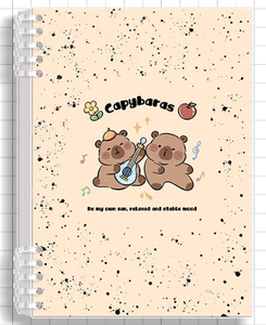 <b>Animal</b>-Themed B5 Loose-leaf Notebook for Junior High Students Splash-Ink Hardcover Detachable Buckle Exercise Book for College - Product Image 6