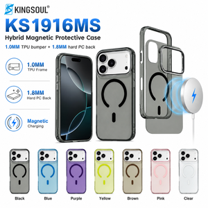 KingSoul Magnetic <b>Wireless</b> <b>Charging</b> TPU+PC Hybrid Shockproof Waterproof Ins Style Mobile Phone <b>Cases</b> for Motorola/Google for - Product Image 6