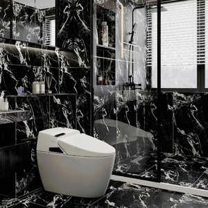<span class=keywords><strong>Carrelage</strong></span> mural <span class=keywords><strong>et</strong></span> <span class=keywords><strong>de</strong></span> sol antidérapant en porcelaine Foshan 600x1200, <span class=keywords><strong>motif</strong></span> <span class=keywords><strong>noir</strong></span> <span class=keywords><strong>et</strong></span> <span class=keywords><strong>blanc</strong></span>, finition douce, épaisseur 9,5 mm, design Hyundai pour salon - Product Image 5