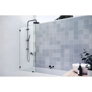 Pantalla de ducha individual para conversión de <span class=keywords><strong>bañera</strong></span> Pantalla de baño de ducha de vidrio templado Kit de pantalla de ducha individual de fácil instalación - Product Image 4
