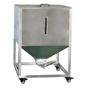 Baril et réservoir de stockage amovibles en acier inoxydable pour granulés plastiques et matières premières des machines auxiliaires de moulage par injection - Product Image 6