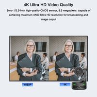 Caméra PTZ 4K HDKATOV avec zoom optique 20x, HDMI, USB3.0, PoE, pour la liturgie religieuse, l'éducation, les conférences, YouTube