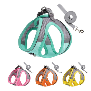 TOMPO Designers Harnais de luxe réglable pour chien et chat Logo personnalisé avec motif rembourré pour petits animaux Matériau polyester - Product Image 2