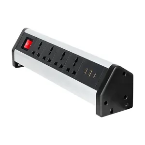 Tomada interruptor de mesa, 2022 fábrica, atacado, interruptor de mesa, tira de alimentação com 4 pinos, usb tipo c