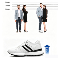 Vente en gros usine Baskets de sport et décontractées pour hommes, respirantes, de haute qualité, rehaussantes de 8 cm, avec logo personnalisable