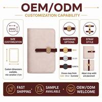 Dompet Paspor Kulit Litchi OEM Pabrik, Dompet Kartu & Uang Koin Wanita, Tas Clutch untuk Wanita Produsen