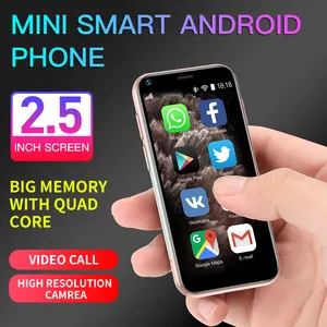 Kleinste Smart Telefoon Melrose Ultradunne Mini Mobiele Telefoon Quad Core 1Gb 8Gb Mobiel Met Fabriek Prijs