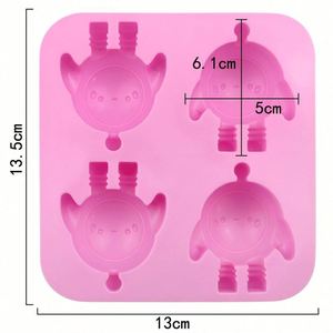 Moule en silicone écologique pour savon, gâteau, bougie, forme œuf à 4 trous, échantillon gratuit, fabrication OEM/ODM - Product Image 2
