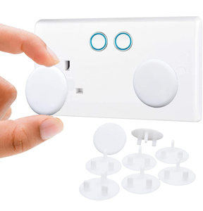 Nhà Máy bán hàng bảo vệ ABS ổ cắm bìa cho trẻ em điện bảo vệ mịn không độc hại rất an toàn cắt khuôn bao gồm - Product Image 1