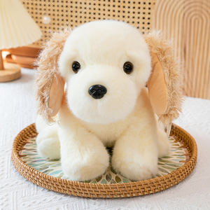 Peluche personnalisée Little Golden Retriever, jouet en peluche doux, poupée en coton PP, couverture pour enfants, emballage sous vide - Product Image 3